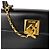 Céline Borsa a mano in pelle con catena Celine Nero - vista 6