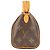 Pochette a Spalla Nano Speedy Monogram Louis Vuitton Marrone - vista 4