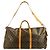 Borsa Boston Keepall Bandoulière 60 Monogramma Louis Vuitton Marrone