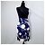 Gonna Moschino floreale bianca e blu Bianco - vista 8