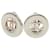 Orecchini a clip in argento Chanel Coco Mark