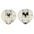 Orecchini a clip in argento Chanel Coco Mark - vista 3