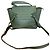 Borsa a mano Céline in pelle verde oliva