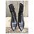 Autre Marque What For Stiefeletten aus schwarzem Leder - Ansicht 3