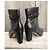 Autre Marque What For Stiefeletten aus schwarzem Leder - Ansicht 4