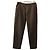 Pantalón Prada marrón de algodón satinado mezcla talla 36 FR (40 IT) Castaño