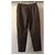 Pantalón Prada marrón de algodón satinado mezcla talla 36 FR (40 IT) Castaño - vista 4