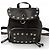Jimmy Choo Suki Schwarzer Leder-Rucksack