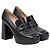 Gianvito Rossi Schwarze Leder-Pantoletten mit Plateau