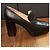 Gianvito Rossi Schwarze Leder-Pantoletten mit Plateau - Ansicht 7