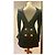 Abito blazer in misto cotone e seta nera Moschino con bottoni in perla Nero - vista 2