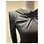 Abito blazer in misto cotone e seta nera Moschino con bottoni in perla Nero - vista 4