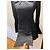 Abito blazer in misto cotone e seta nera Moschino con bottoni in perla Nero - vista 5