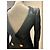 Abito blazer in misto cotone e seta nera Moschino con bottoni in perla Nero - vista 8