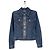 Chaqueta de mezclilla trucker con strass de los 2000 de Dolce & Gabbana Azul