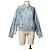 Giacca Bomber Iro Omiando Bandana Blu Lino