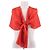 Stola in seta rossa Ports 1961 Rosso