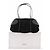 Autre Marque Borsa in pelle e camoscio nera Nero - vista 8