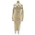 Isabel Marant Midikleid aus Ecru-Wolle Beige