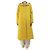 Autre Marque Impermeable largo mate amarillo - talla S