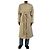 Acne Trench in nylon neutro con cintura - taglia UK 4