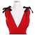 Miu Miu MIUMIU Cady Kleid Schwarz Rot - Ansicht 4