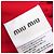 Miu Miu MIUMIU Cady Kleid Schwarz Rot - Ansicht 7