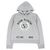 Sudadera de algodón nylon con logo bordado de Valentino Gris