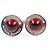Alfred Dunhill Gemelli rotondi Dunhill in argento Rosso