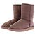 Ugg Taupe-Fellstiefel Braun