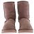 Ugg Taupe-Fellstiefel Braun - Ansicht 4
