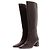 Autre Marque Botas marrones de cuero Castaño