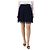 Dior Mini falda de chifón de seda azul - talla UK 12
