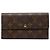 Portafoglio lungo Sarah Monogram marrone Louis Vuitton