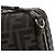 Borsa da viaggio mini Zucca in tela nera Fendi Nero - vista 8