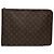 Portfolio Poche Documents Monogramma Marrone Louis Vuitton