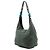 Borsa a spalla in cotone verde Fendi - vista 2
