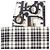 Borsa tote in cotone bianco e nero Christian Dior - vista 11