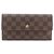 Portefeuille International Long de Louis Vuitton Marron