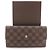 Portefeuille International Long de Louis Vuitton Marron - vue 16