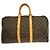 Borsa Keepall Louis Vuitton in tela Monogram 45 Marrone