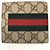 Portafoglio bi-fold Gucci in GG Supreme - vista 2