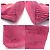 Borsa da spiaggia mini raffia East West di Jimmy Choo Rosa - vista 3