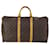 Louis Vuitton Keepall Monogram Canvas 50 Marrone - vista 2