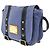 Borsa Messenger Antigua in Tela Louis Vuitton Blu - vista 2