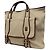 Borsa tote Chloé in tela beige e pelle marrone