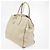 Prada Convertible Offene Einkaufstasche Vitello Daino Mittel Beige - Ansicht 4