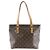 Borsa Tote Cabas Piano Louis Vuitton Marrone Monogramma