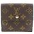 Billetera bi-fold Monogram Louis Vuitton Castaño Monograma