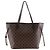 Borsa Tote Louis Vuitton Neverfull MM Marrone